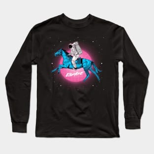 Retro Space Escapade Long Sleeve T-Shirt